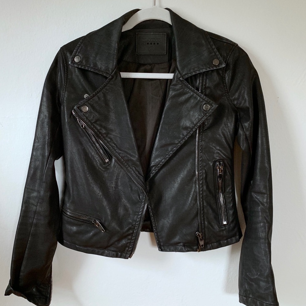 Blank NYC Black Faux Leather Jacket